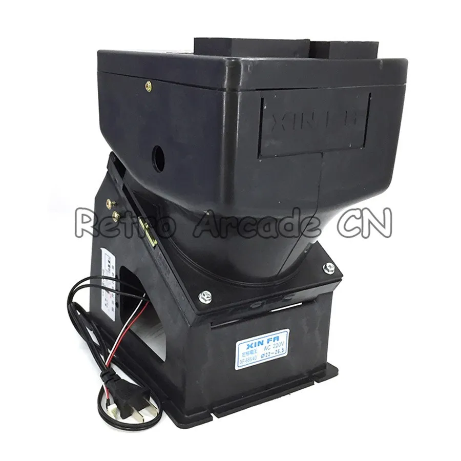 Motor de Arcade para máquina de juegos de Casino, accesorio de máquina de juego de monedas, tolva de monedas, color negro, XF