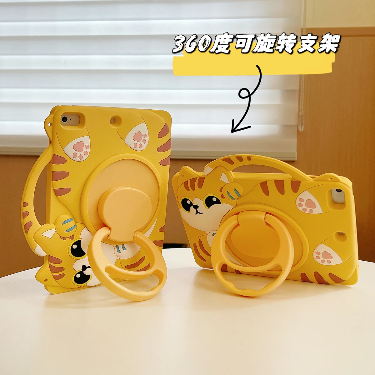 Para IPad 9 8 7. a generación funda infantil para IPad Air 2 3 4 5 10,9 2022 Mini 6 Pro 11 funda protectora de silicona para tableta con bonitos dibujos - imagen 3