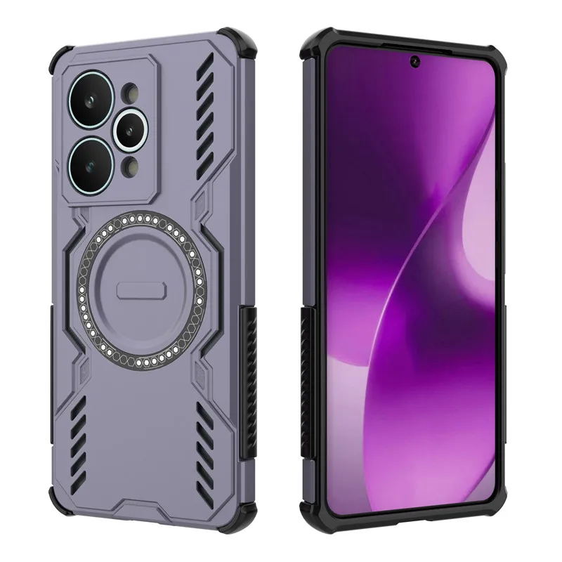 Para Realme 15 Pro funda Realme 15 Pro cubierta disipación de calor carga inalámbrica magnética fundas protectoras de teléfono en Realme 15 Pro - imagen 5