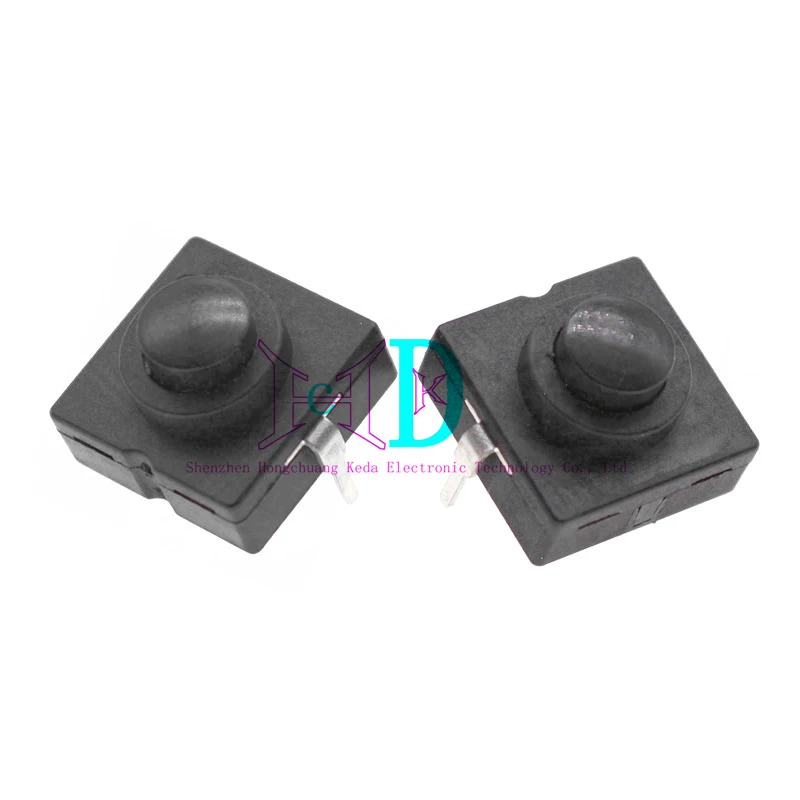 Interruptor de botón de piezas ultrafino, linterna LED fuerte, 12x12MM, 1212-112D, autobloqueo/uno encendido y apagado, 10 Uds. - imagen 3