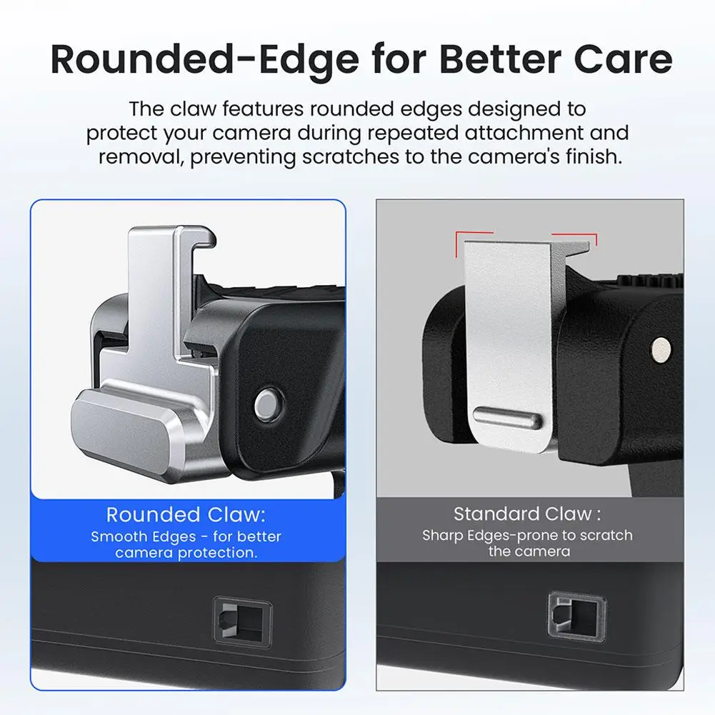 Soporte adaptador magnético de liberación rápida para Insta360 GO, placa Ultra plegable, soporte magnético de aleación de aluminio, accesorios de expansión - imagen 2