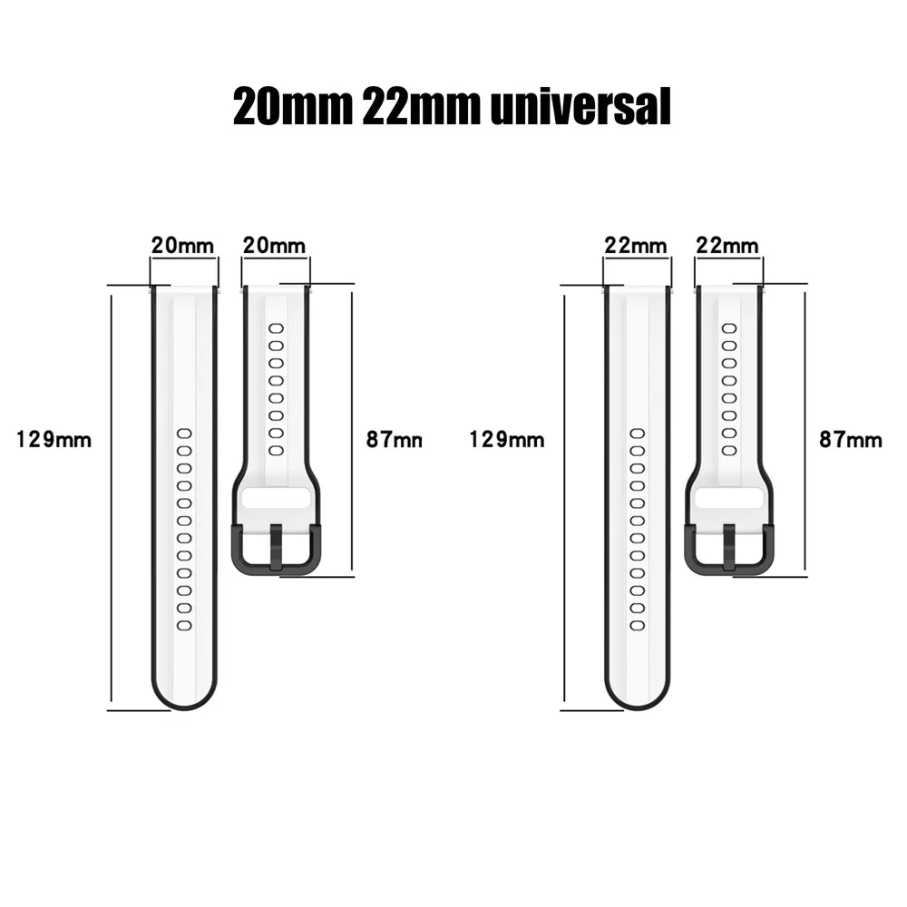 Correa de silicona de 20/22mm para HUAWEI WATCH GT5 Pro GT 3 42mm GT 5 4 3 46mm Buds Runner Ultimate Sports Soft Band para HUAWEI WATCH 5 - imagen 2