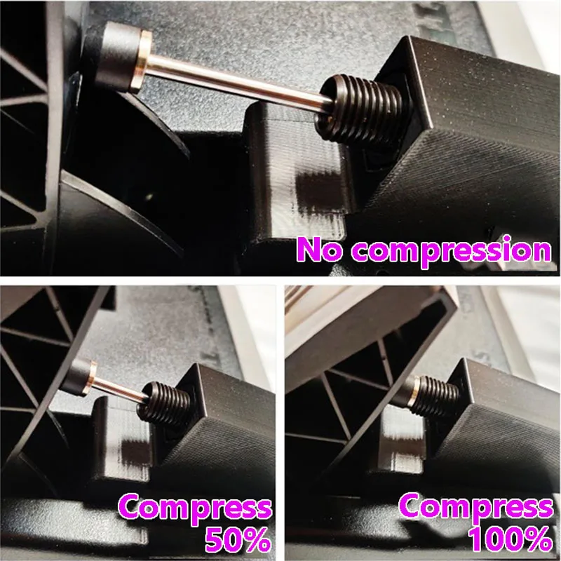 Kit de actualización de amortiguación hidráulica de reequipamiento de Pedal de freno/acelerador/pedal de embrague para accesorios Thrustmaster T3PA Gaming Simracing - imagen 4