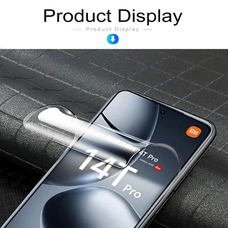 4 Uds película de hidrogel para Xiaomi 14T Pro 13T Pro película de Gel para Xiaomi 13 12 Lite 14 Ultra 12X 10T 11T 12T 14T Pro protectores de pantalla - imagen 2