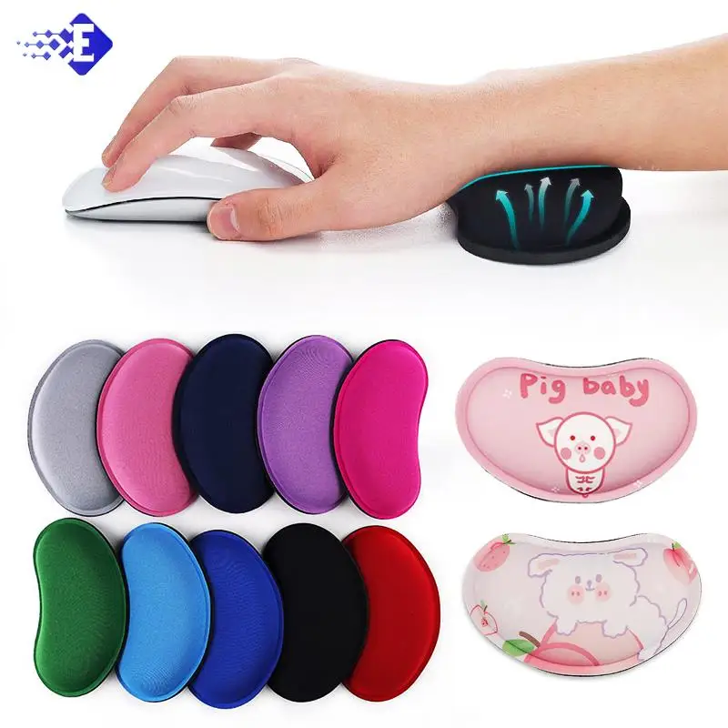 Alfombrillas de goma con protección para reposamuñecas 3D para Gamer, reposamanos, mesa de ordenador, armario, soporte para teclado, alfombrilla para ratón, alfombrilla de escritorio para juegos