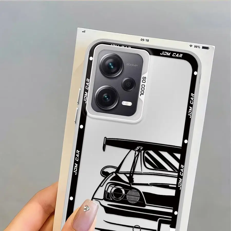 Funda para Xiaomi Redmi 14C A5 A1 A2 Plus 9C 9T 13C K60 12C 10C funda trasera para teléfono coche de deriva japonés - imagen 2