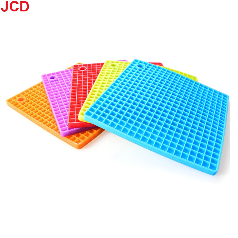 Tapete cuadrado de silicona de grado alimenticio, tapete para olla impermeable y a prueba de aceite, posavasos, cocina, mesa de comedor, antiquemaduras, 1 piezas - imagen 2