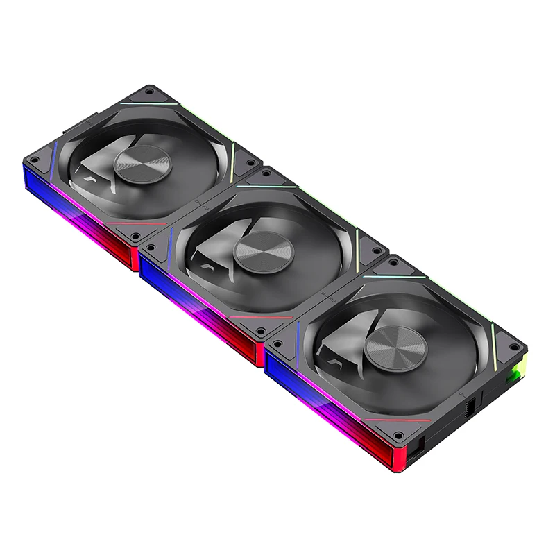 TEUCER-ventilador de refrigeración inalámbrico, Kit de ventiladores de gran volumen de aire, 120-800 RPM, 3 pines, ARGB/4 pines, PWM, 2000mm - imagen 5