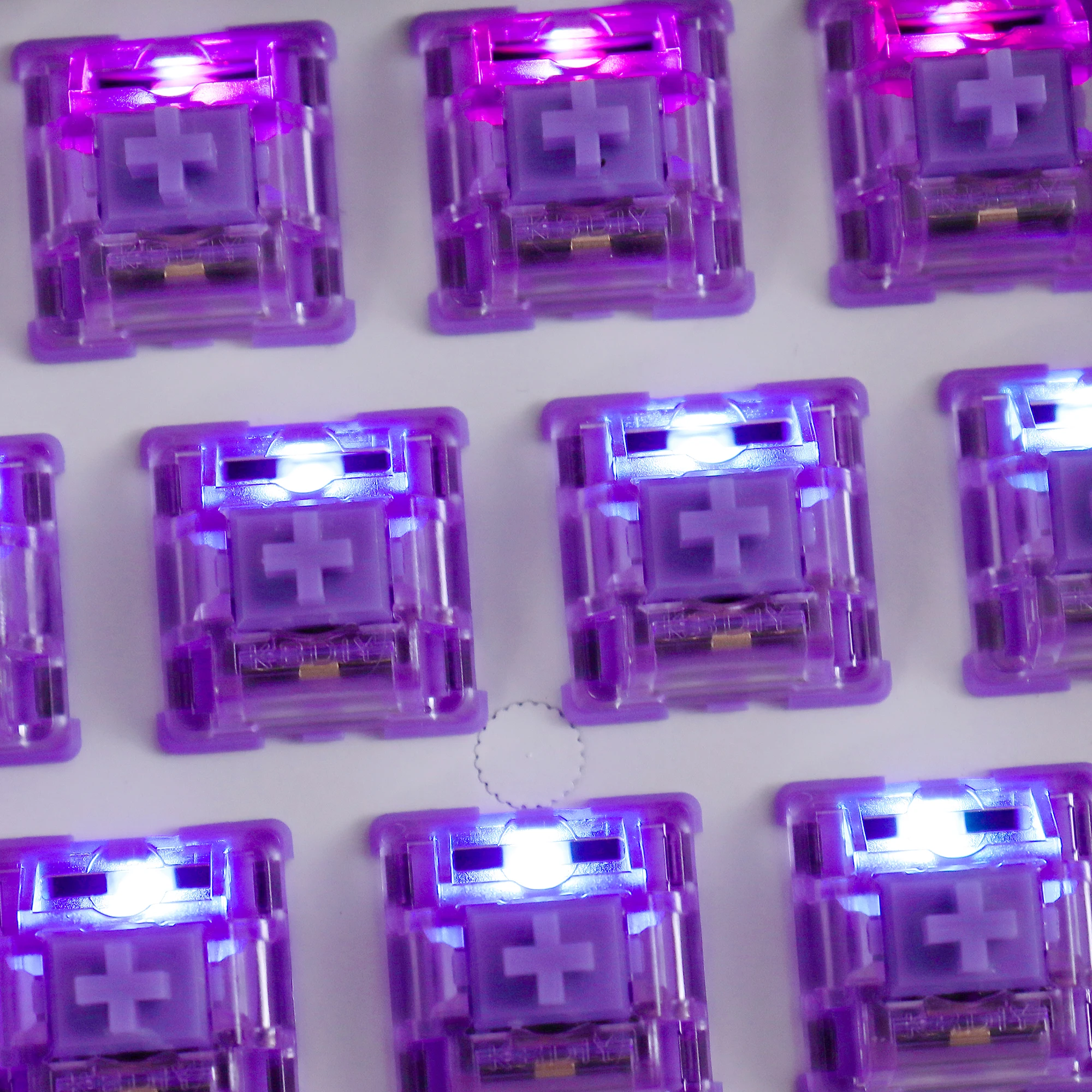 Asura 50gf Interruptores de teclado mecánico táctiles Interruptor cremoso prelubricado de 5 pines Teclas MX compatibles para teclado para juegos [35PCS] - imagen 4