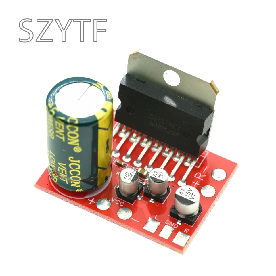 AMPLIFICADOR DE audio CD7379 2,0 placa amplificadora de potencia de doble canal 2*39W potencia súper TDA7297/7377