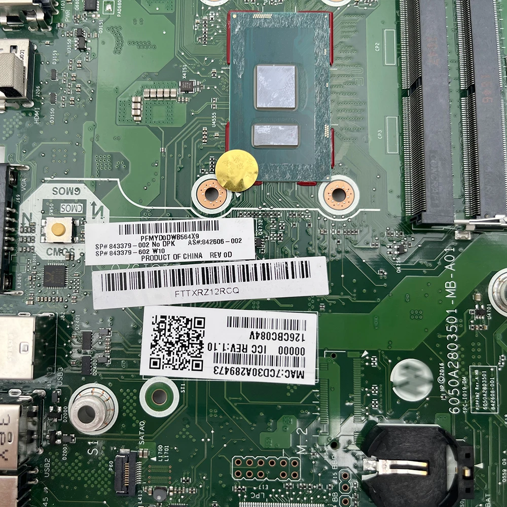 843379-002 843379-602 6050A2803501-MB-A01 para placa base de escritorio HP 260 G2 - imagen 3