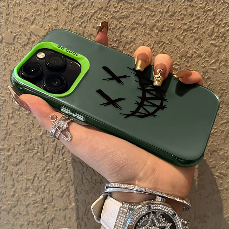 Funda de PC con estampado de diablo sonriente para Samsung Galaxy A35 A34 A13 A23 A32 A55 A25 A15 A05 A05S 5G A54 A24 A14 A53 A33 A52 A52S - imagen 4