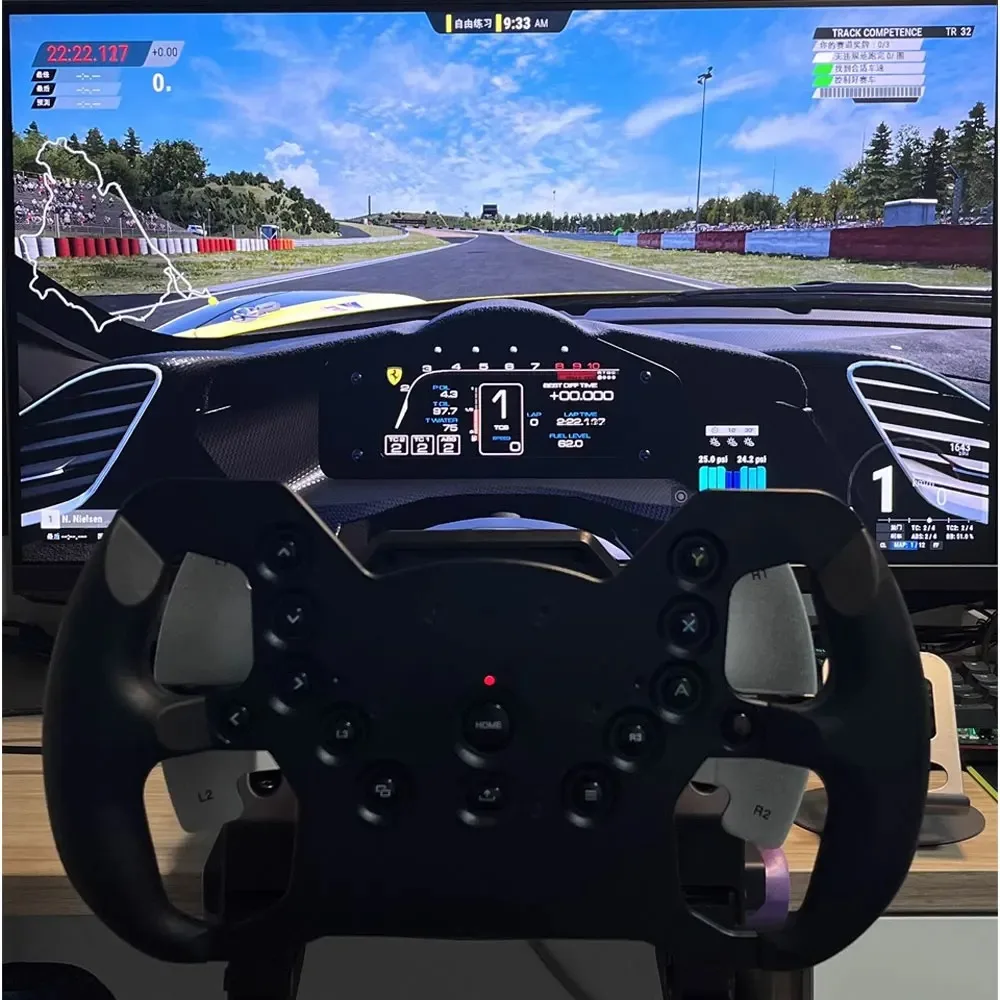 ECANNON EC99 Llanta para volante Fórmula Sim Llanta para volante de carreras Reemplazo no destructivo para PXN V99 - imagen 5