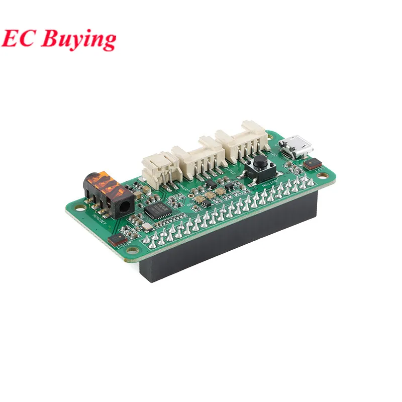 ReSpeaker-placa de expansión de sombrero de 2 micrófonos, módulo de reconocimiento estéreo de voz, conjunto de micrófono Dual para Raspberry Pi0 Pi 4B 3B +/3B Zero - imagen 4