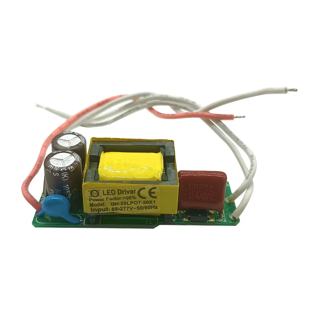 5 unids/lote 12-20X1W LED controlador interior de corriente constante para 12W 15W 18W 20W, entrada 85-265V, salida 300mA alto PF más de 95% - imagen 3