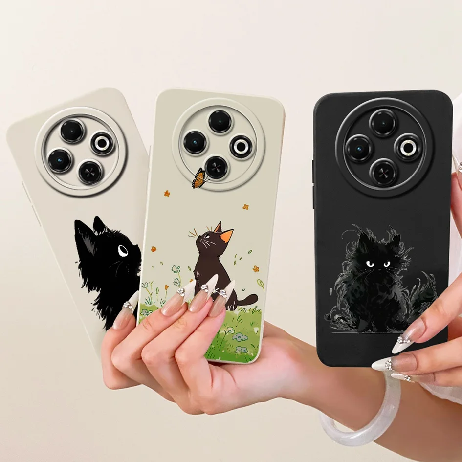 Para Tecno Spark 30C 4G funda de silicona moda atardecer flor pintada cubierta a prueba de golpes para Techno Spark 30 Pro 30Pro Spark30C Shell - imagen 3