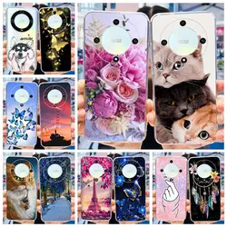 Honor X9b 5G Funda TPU Transparente - Silicona suave, diseño pintado