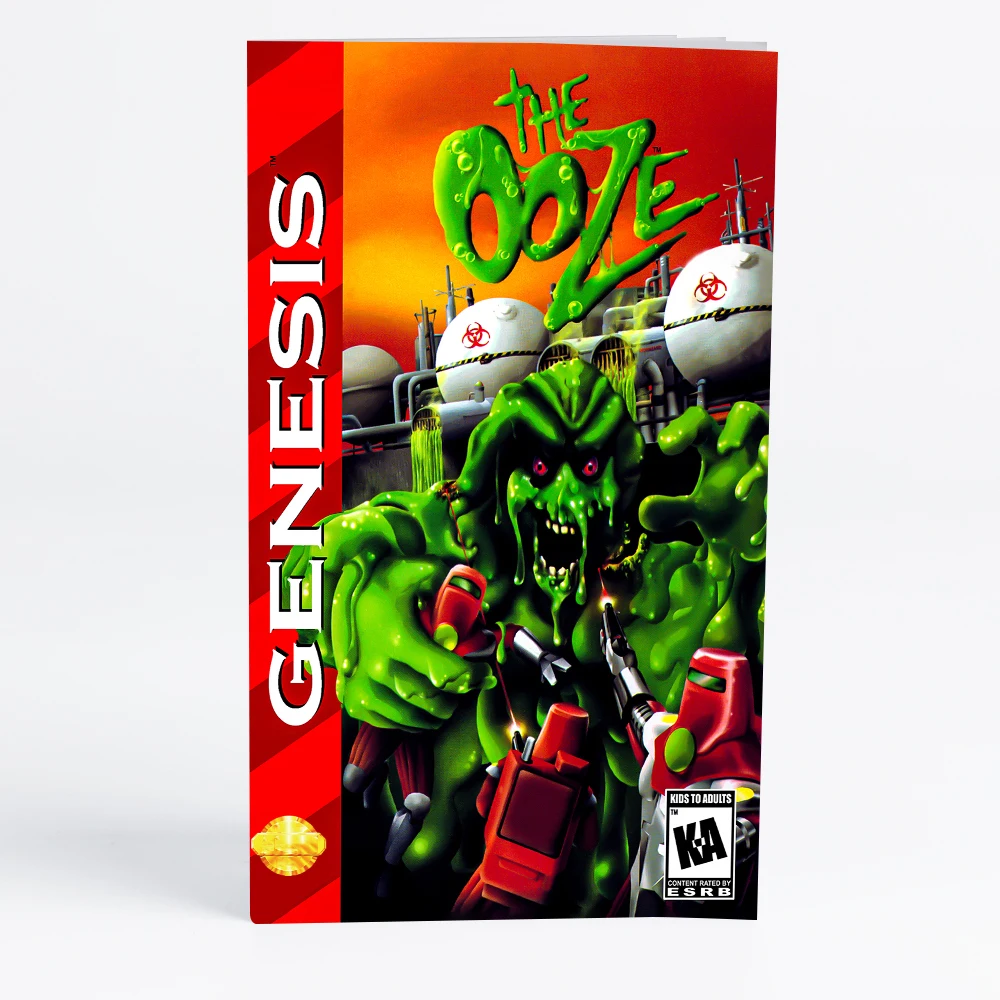 Retro Ooze El cartucho de juego de 16 bits para consolas de videojuegos Sega Genesis Megadrive