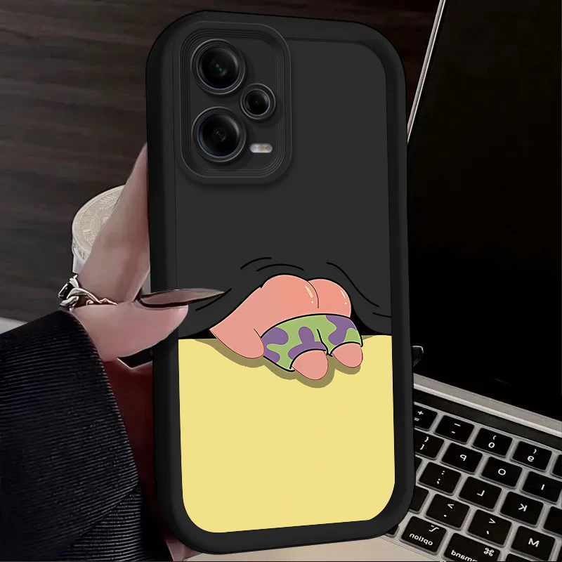 Funda S-SpongeBobs Patrick Star para Xiaomi Redmi Note 14 13 12 11 Pro Plus 5G 12S 11S 10S 10 9 Redmi 14C 13C 12C 12 4G A3 A3X - imagen 4