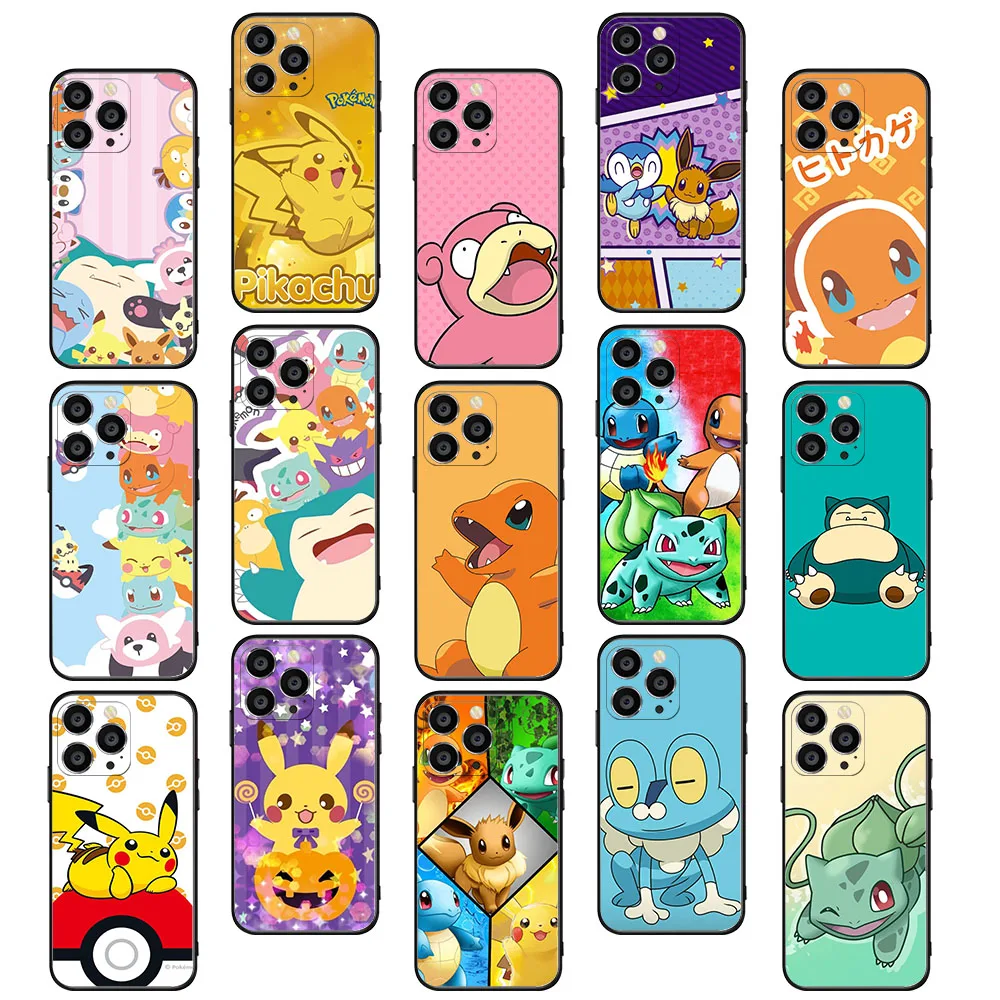 BY-28 lindo Pokemon funda blanda para Xiaomi Poco X3 nfc GT C65 X4 M2 M3 M4 M5 F3 Pocophone F1 F2 C40 Pro