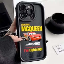 Funda de teléfono Cars Lightning McQueen 95 para iPhone 17 16 16E 15 14 13 12 11 Pro Max XR XS Max 17 Air 16 Pro cubierta trasera a prueba de golpes