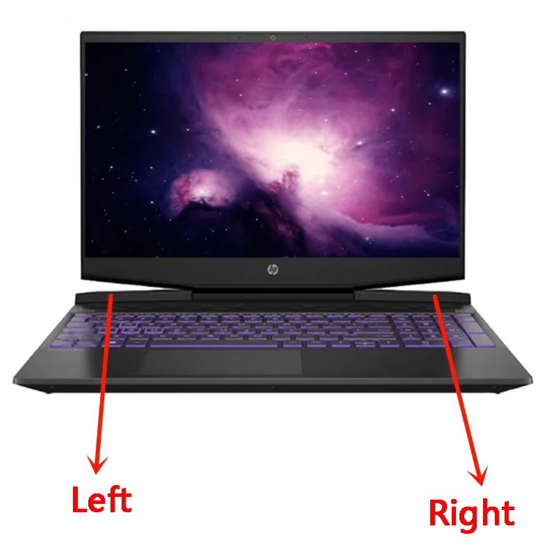 Nueva funda Original para salida de aire de ordenador portátil, cubierta de eje para HP Pavilion 5th 6th 15-DK 15T-DK TPN-C141 L56911-001 - imagen 5