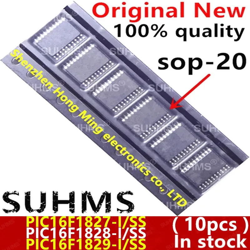 (10 piezas) 100% nuevo PIC16F1827-I/SS PIC16F1828-I/SS PIC16F1829-I/SS PIC16F1827 PIC16F1828 PIC16F1829 sop-20 Chipset