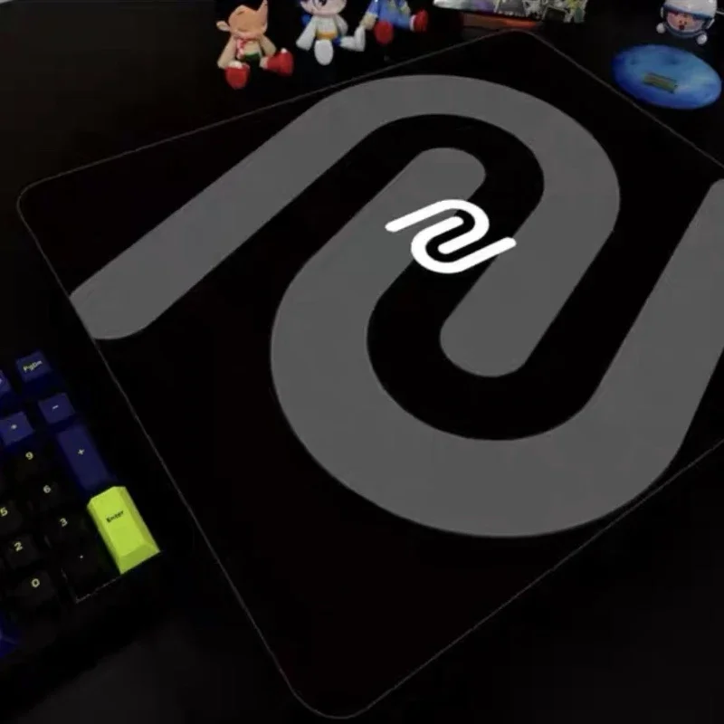 Alfombrilla de ratón para juegos, personalizada, incandescente, parte superior fina, profesional, goma Natural, 6mm, alfombrilla para juegos, alfombrilla de mesa gris grande y suave para deportes - imagen 3