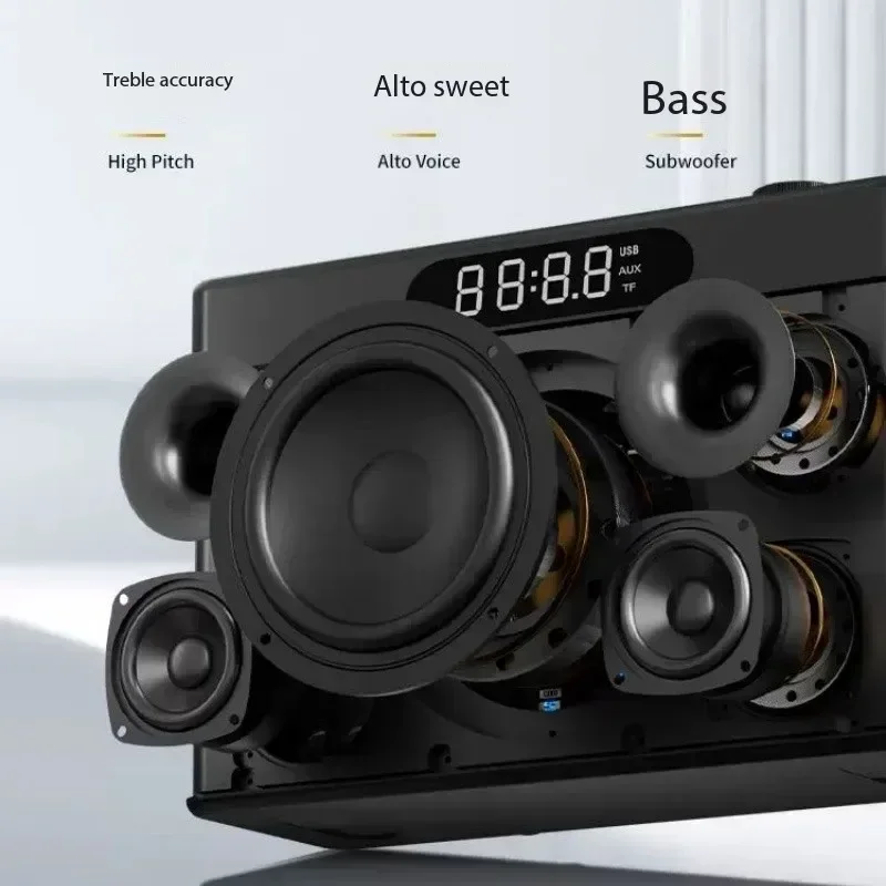 Nuevo Altavoz Bluetooth con tarjeta de sonido Digital S1127Plus, altavoz de baile cuadrado de alta potencia para exteriores, altavoz portátil - imagen 5