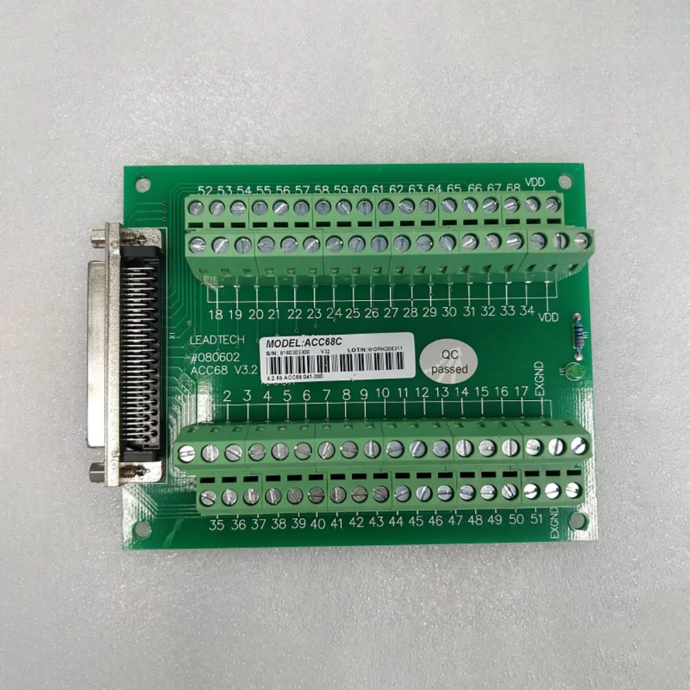 Placa de terminales de tarjeta de control de movimiento pieza de desmontaje original ACC68C - imagen 4