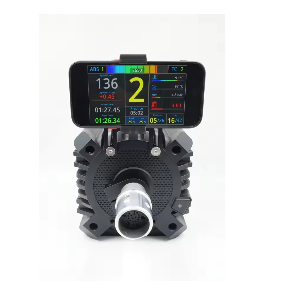 Soporte de montaje ajustable para teléfono Compatible con MOZA R5 R3 R9 R12 SIMAGIC para base FANATEC-Fácil instalación - imagen 3