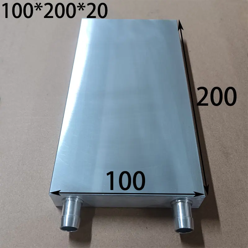 Bloque de refrigeración por agua de aluminio, radiador enfriador de CPU GPU para PC, sistema de refrigeración líquida DIY, molde Industrial, disipación de calor personalizada - imagen 2