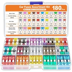 Kit Surtido Fusibles Coche Estándar y Micro con Extractor