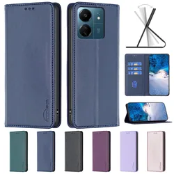 Funda Xiaomi POCO C65 con tapa magnética y tarjetero