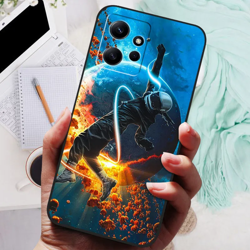 Para Xiaomi Redmi Note 12 4G funda suave de silicona TPU fundas de teléfono para Redmi Note12 Pro 5G 4G funda parachoques a prueba de golpes Coque - imagen 5