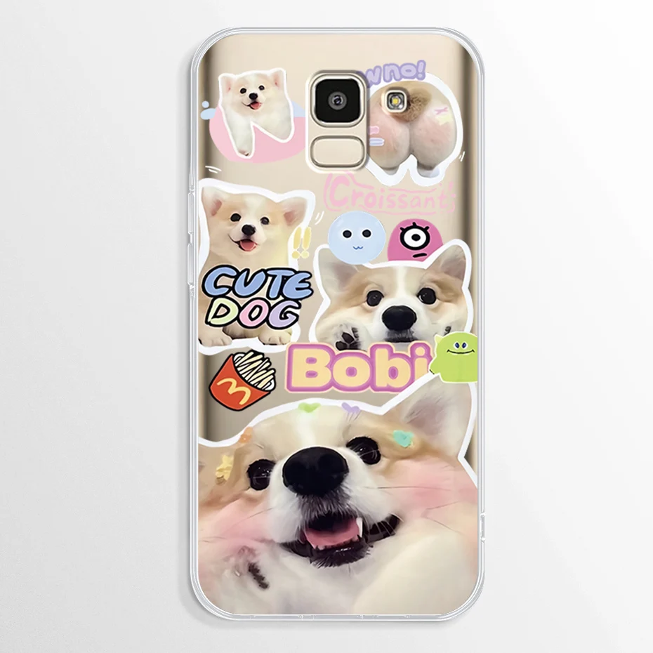 Funda transparente para Samsung Galaxy J6 Plus J8 2018 J610F, Funda elegante de silicona suave para Samsung J6 J600F Capa - imagen 5