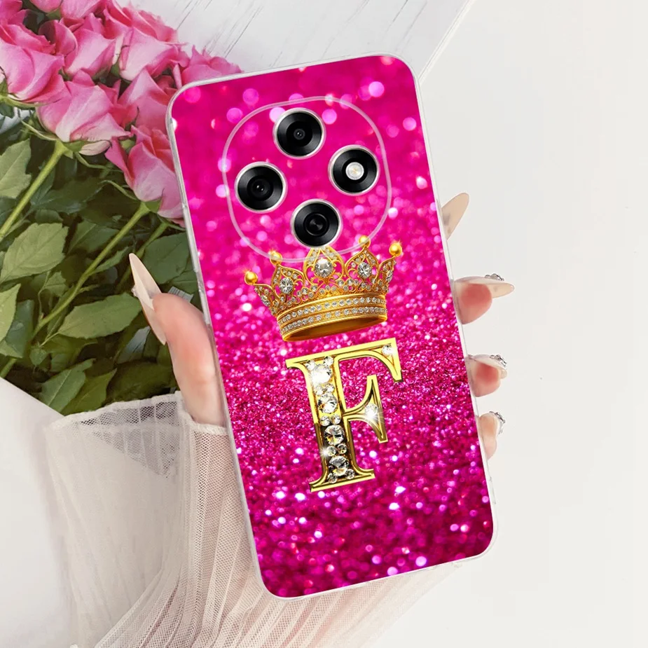 Para Oppo F31 Pro 5G funda CPH2763 elegante corona letras cubierta suave funda de teléfono delgada para Oppo F31 F 31 OppoF31 Pro F31Pro 5G Fundas - imagen 5