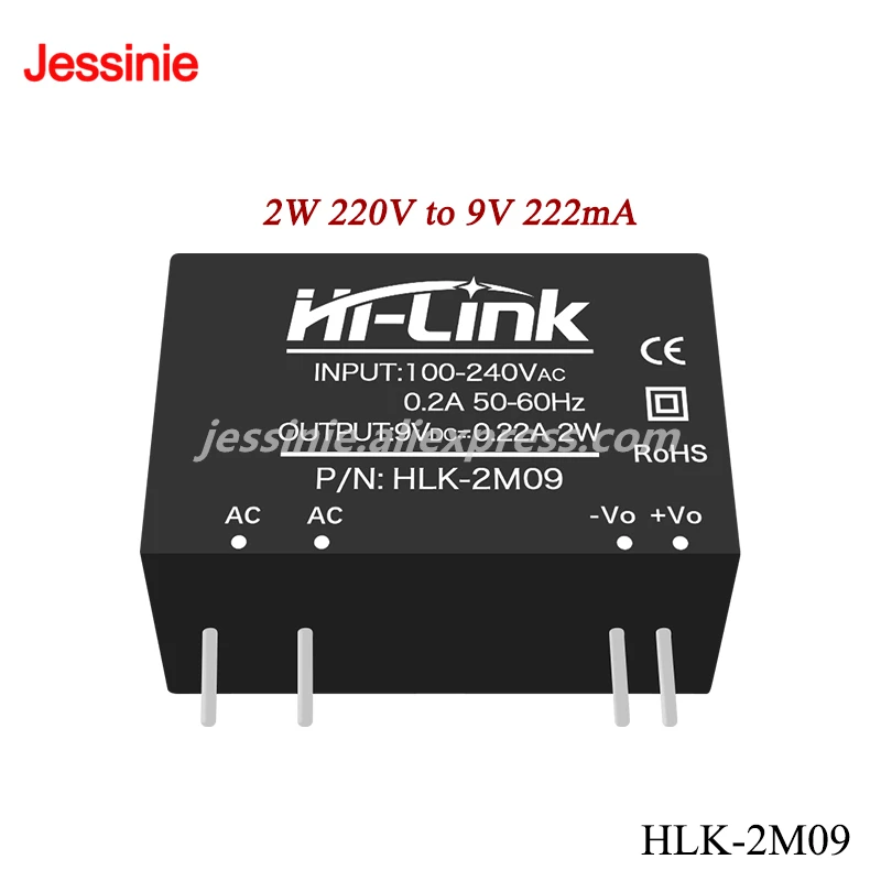 HLK-2M05 2M09 2M12 2M03 2M15 2M24 Módulo convertidor de CA a CC 220V a 3,3 V/5V/9V/12V/15V/24V Módulo de fuente de alimentación conmutada - imagen 4