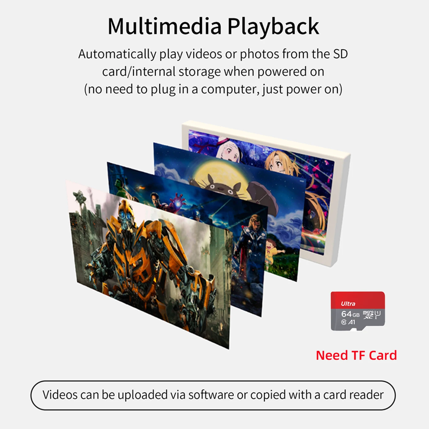 TURZX Pantalla secundaria de 8 pulgadas Pantalla USB 1280x800 IPS LCD Modo de escritorio extendido y CPU GPU RAM HDD Monitor No AIDA64 Win10/11 - imagen 3