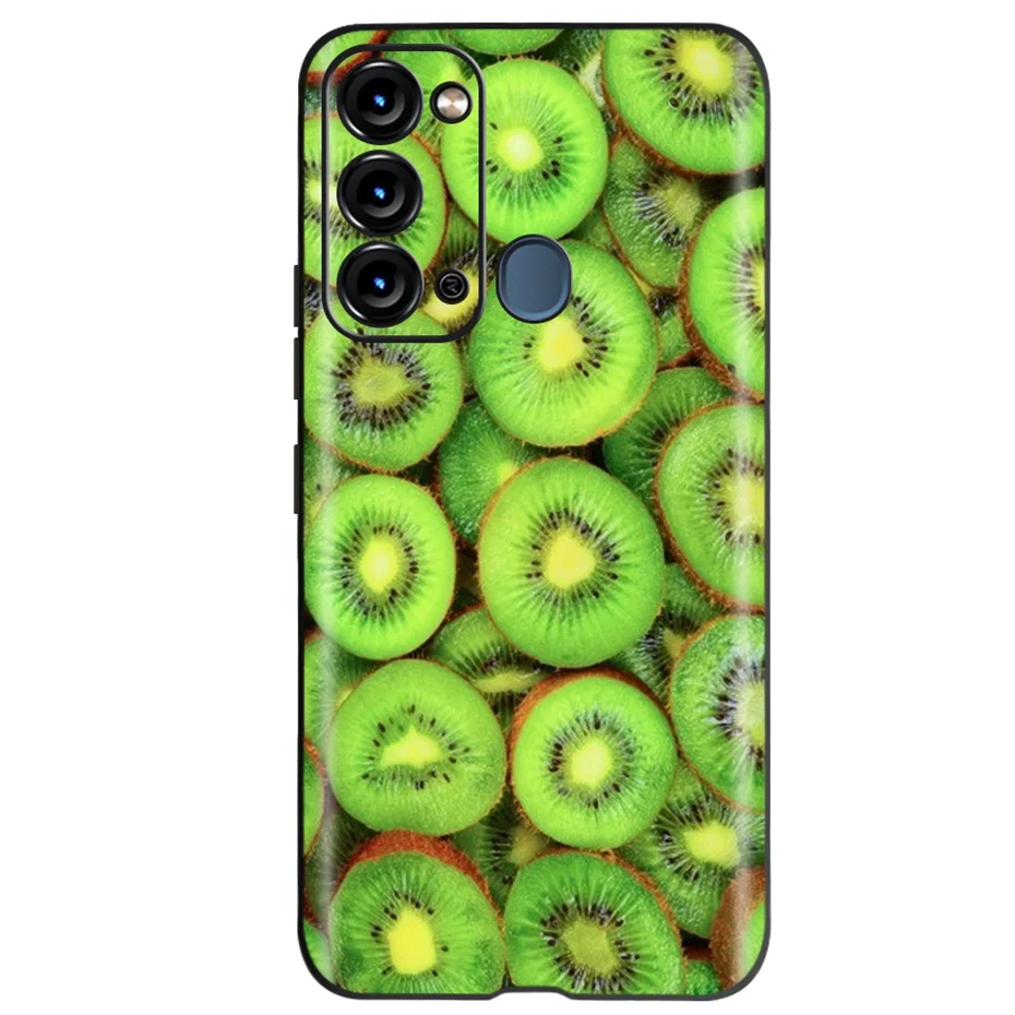 Funda protectora de silicona para teléfono móvil, carcasa suave de TPU negra con diseño de girasol y gato a la moda para ITEL S17 S 17 S661W - imagen 5