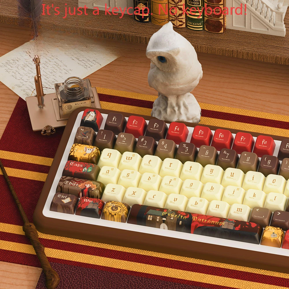 Teclas Gryffindor 158 teclas PBT Cherry MDA Lion y The Maiden para teclado mecánico Mx Gateron Kailh Switch ISO - imagen 5