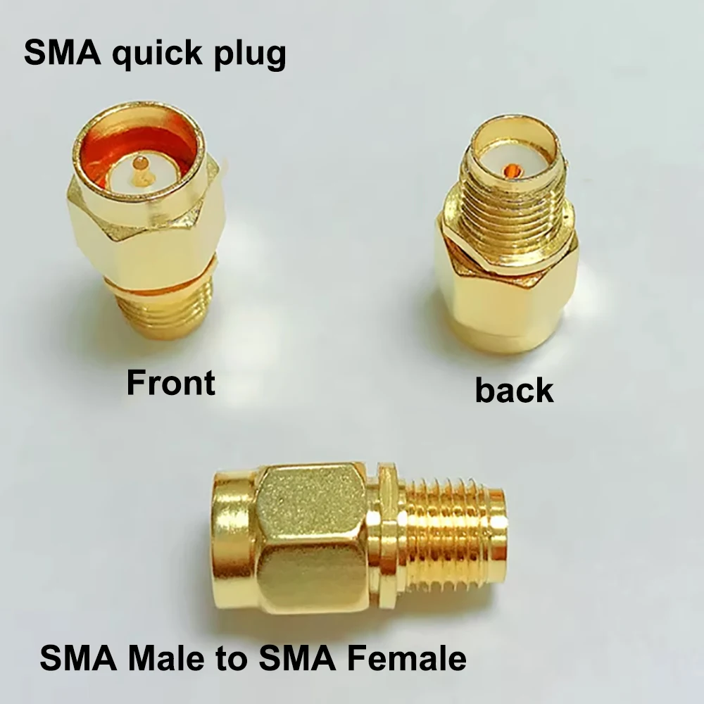 1 unidad para antena SMA a SMA adaptador SMA macho hembra a macho hembra RP SMA recto 3 vías ángulo recto 90 135 grados conector RF - imagen 3