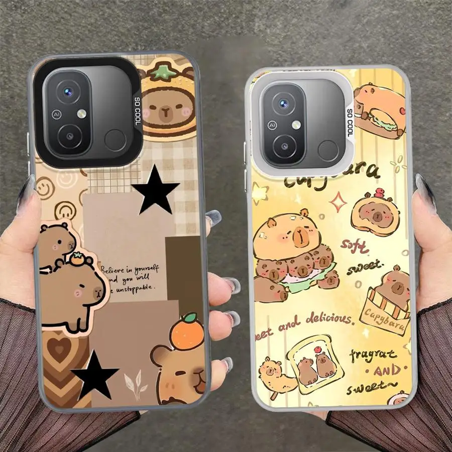 CapyBara-funda trasera bonita para teléfono Xiaomi Redmi A1 A2 Plus 12C 9C A5 14C 9T K60 10C 13C - imagen 5