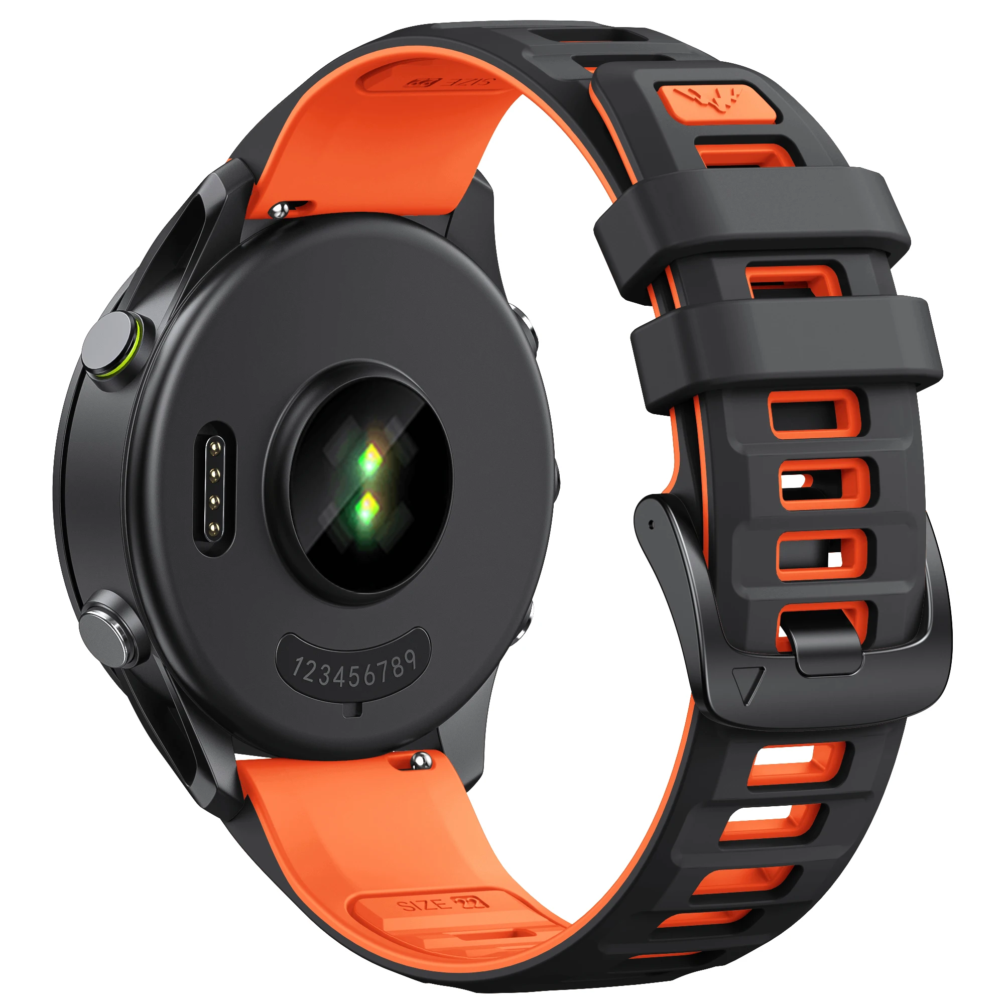 Correa de reloj Universal de 22mm, correa de silicona de 22mm para Garmin Forerunner 255/265 para pulsera Garmin vivoactive 4 Venu2