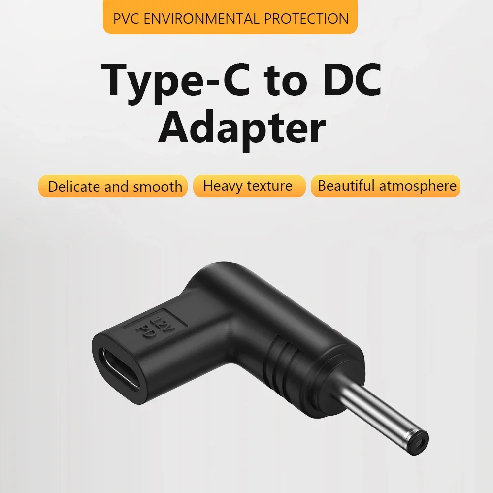 Conector de alimentación multifuncional tipo C a CC, adaptador de carga USB tipo C hembra a CC macho para cámara de vigilancia, 12V - imagen 3