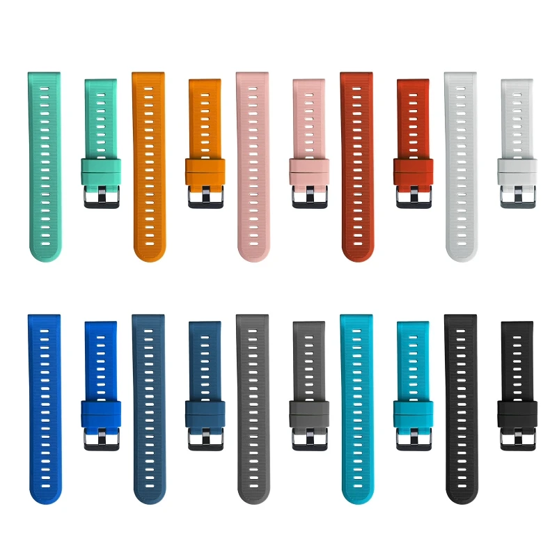 Correa de silicona para reloj inteligente Garmin Forerunner 955, repuesto de pulsera deportiva, resistente al agua - imagen 2