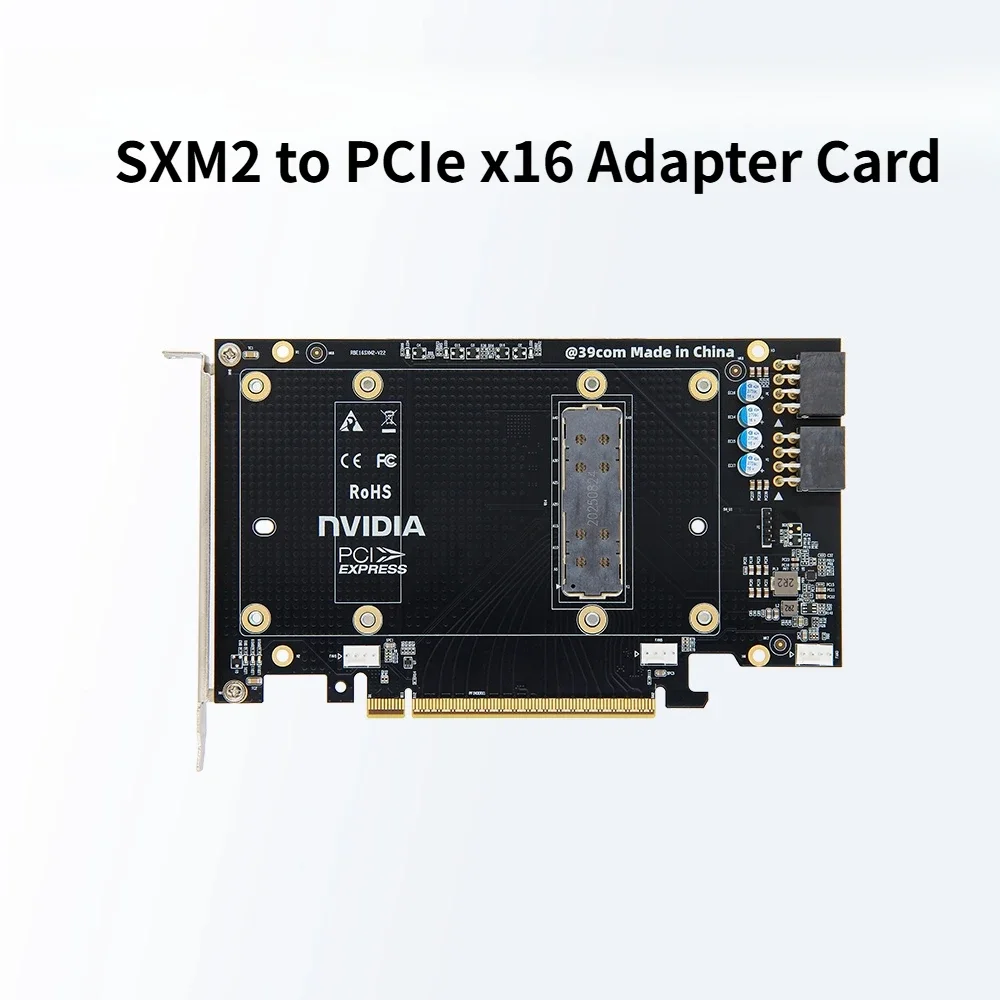 Nuevo Original para NVIDIA V100 SXM2 tarjeta adaptadora de tarjeta gráfica SXM2 a PCIe x16 tarjeta de expansión Control automático del ventilador envío rápido - imagen 5