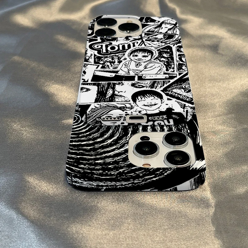 Funda de teléfono de dibujos animados de Anime Tomie Revenge Junji Ito, carcasa brillante para iPhone 16, 15, 14, 13, 12, 11 Pro Max, XS, XR, XSMax, 6, 7, 8 Plus - imagen 4