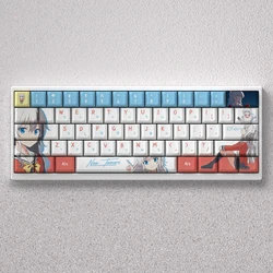 Teclas PBT Tomori Nao para teclado mecánico, perfil Cherry