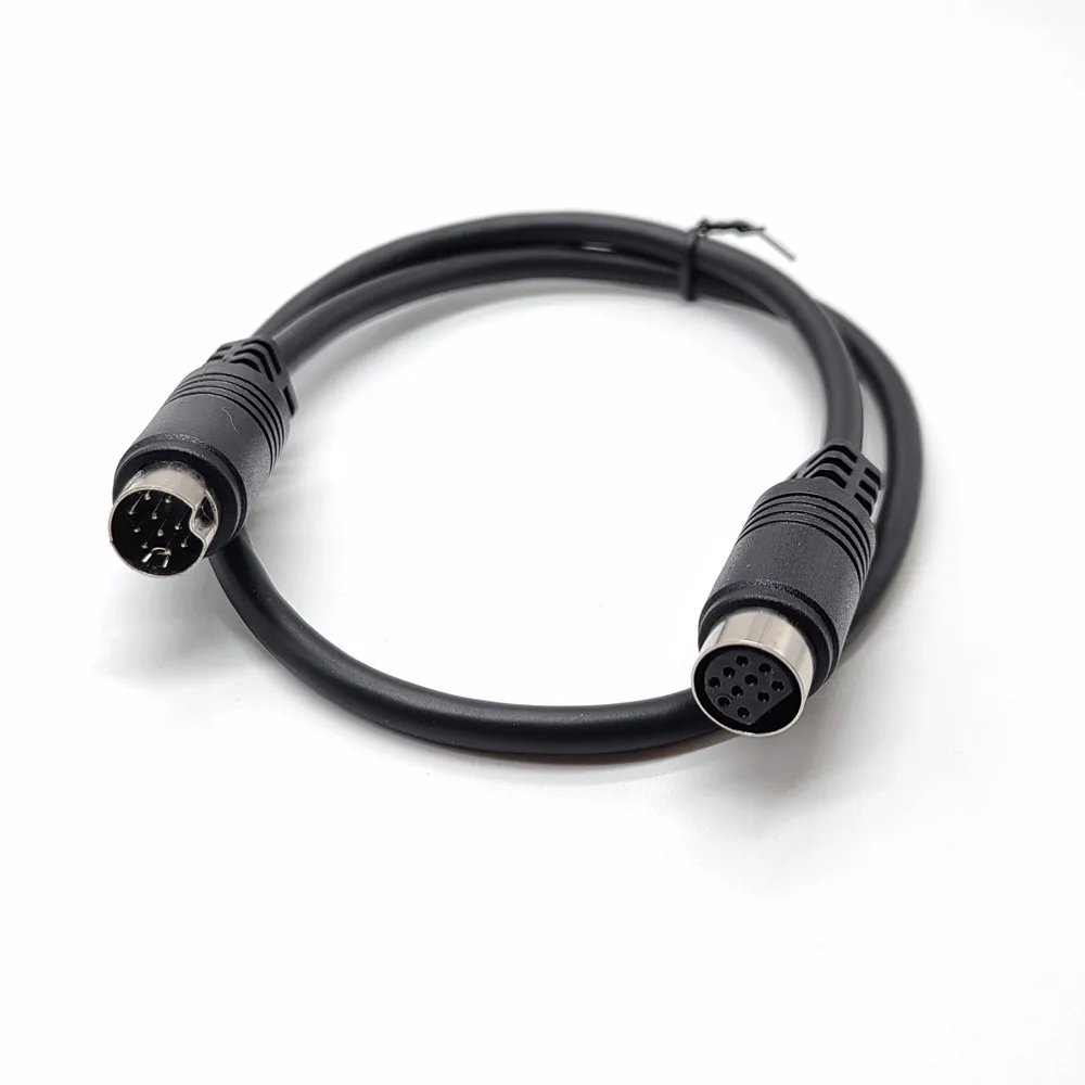 Mini-DIN Cable de audio macho a hembra de 10 pines para receptor de TV Monitor Proyector Receptor de audio y vídeo, etc.